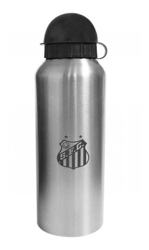 Imagem 2 de 2 de Garrafa Cebola Brindes Santos Escudo 500ml - Prata Un