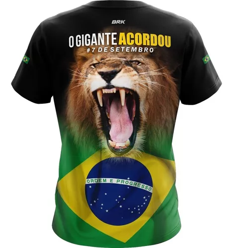 Brk Fishing - Camiseta Brasil Patriota Brasil Acima de Tudo Preta