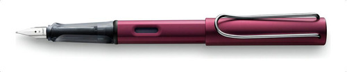 Exterior Lapicera Pluma Estilografica Lamy Al-star preto roxo