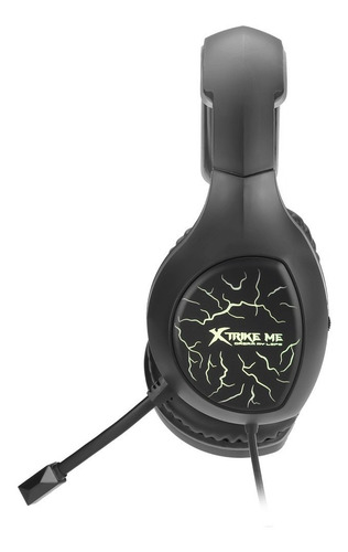 Imagen 5 de 6 de Auriculares Gamer Tipo Vincha Xtrike Me Led Rgb Pc Ps4 Xbox