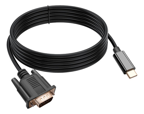 Xt Cabo Usb C Para Vga 5,9 Pés/1,8 M, Cabo Usb C Para Vga,