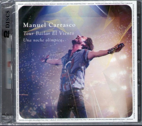 Manuel Carrasco Tour Bailar El Viento Dvd Cd ¡nuevo Sellado