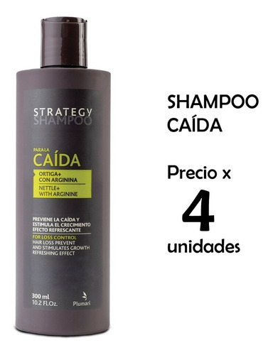 Shampoo Strategy Para La Caída X 300 Ml 