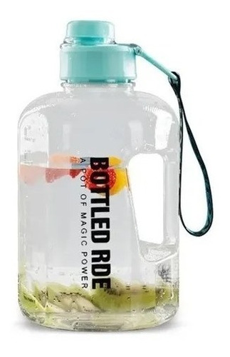 Botella De Agua Motivacional Gran Capacidad 2500 Ml Kawaii
