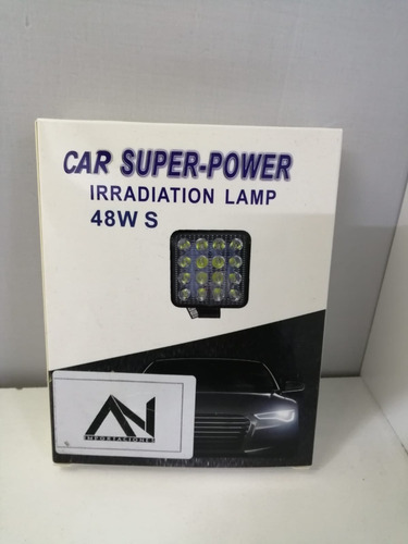 Imagen 5 de 6 de Faro Caminero 42 Led Cuadrado