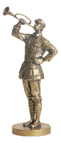 Estatua De Bronce De Un Guerrero Del Ejército Rojo Para Deco