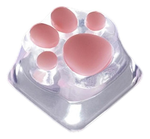 - Tecla De Jogo Transparente Cute Cat Paw Keys Machinery