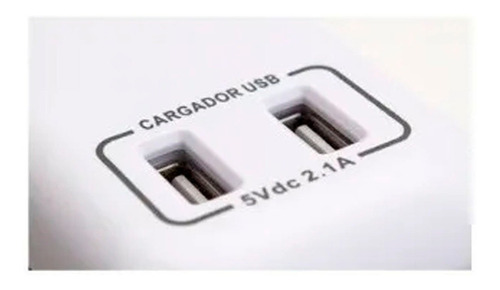 Prolongador Tvr Alargue Zapatilla 4 Tomas 1,5mts + Usb X2