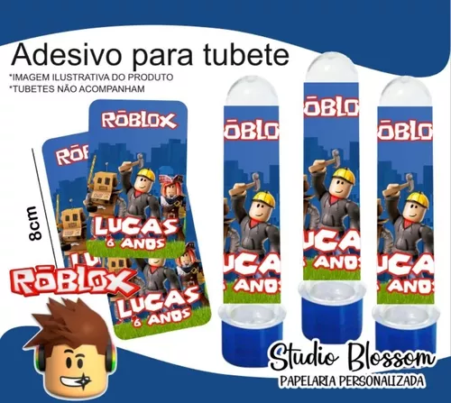 Rótulo para Tubete Roblox