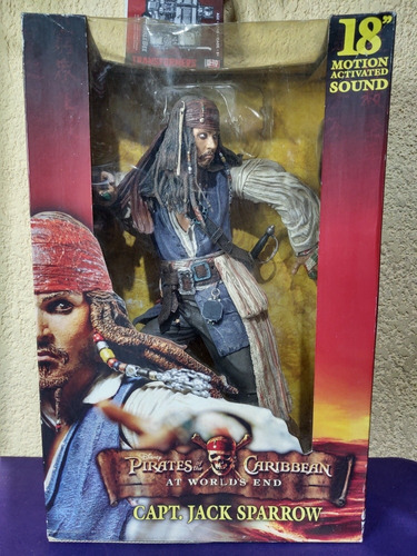 Neca Jack Sparrow 18 Pulgadas Original 50 Cm Raro A Msi