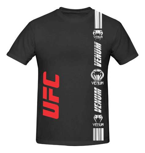 Playera Mod #4 Venum Ufc Fight Team Edición Reflejante