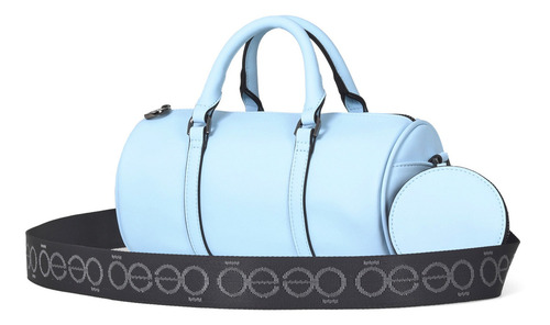 Bolsa Bowling Mujer Cloe Material Reciclado Monedero Removib Color Azul