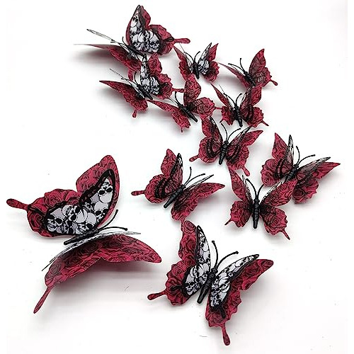 Pack De 24 Pegatinas De Mariposas De Halloween, Pegatin...