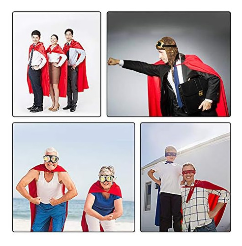 D.q.z Adultos Superhero: Capa Y Máscara Para Hombre Y Mujer,