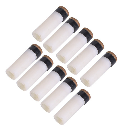 10pcs Snooker Snooker Cue Pole Tip Billiard Stick