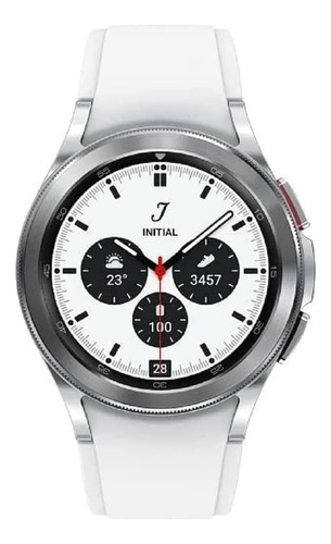 Samsung Galaxy Watch 4 Classic - Entrega Inmediata Plateado Blanco Plateado (Reacondicionado)