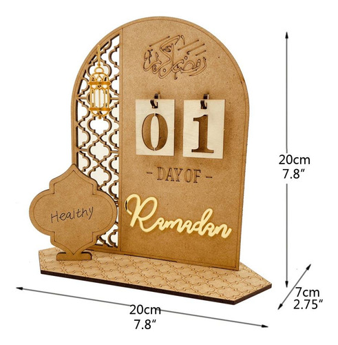 Decoraciones De Ramadan Decorations, De Madera, Para Calenda