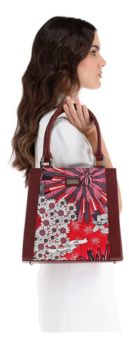 Bolsa Yaab Vino Herbolaria Flores Color P/vrojo
