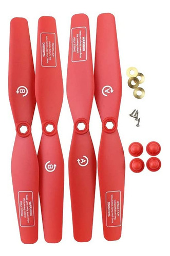 16 Piezas De Hélice Roja Para Sjrc S20w S30w T18 H301s T25 H
