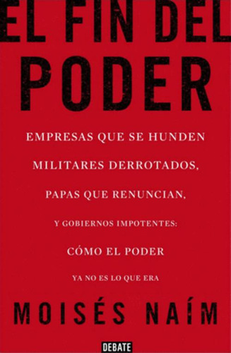 Libro El Fin Del Poder