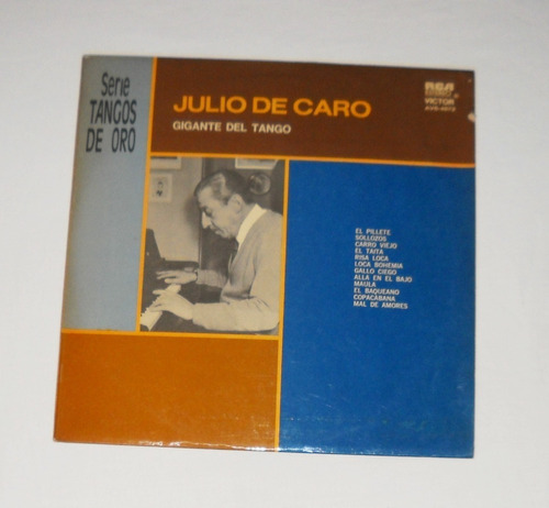 Julio De Caro Gigante Del Tango Lp Vinilo