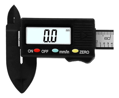 Calibrador Vernier Digital 10 Cm Fibra Carbono Pie De Rey