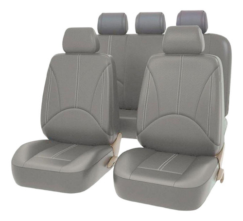 Y Fundas Impermeables Para Asientos De Coche Gris 9 Piezas