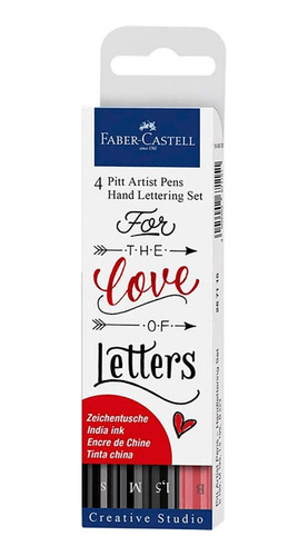 Faber Castell Hand Lettering Love Of Letters X4 Barrio Norte