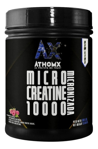 Creatina Micronizada Monohidrato X 300 Gr - Athomx