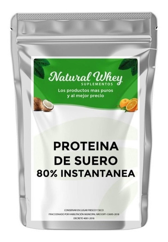 Proteina De Suero Instantanea 80% 500 Grs