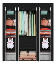 Comprar Ropero Rack Closet Armable Guarda Ropa Recamara Organizacion Color Negro