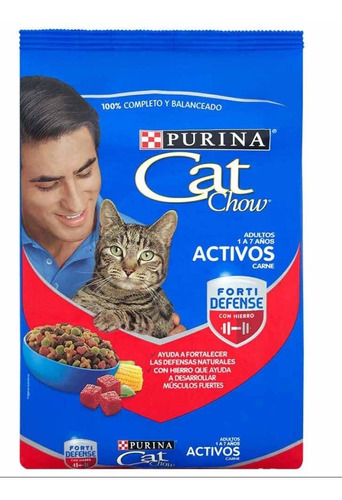 Cat Chow Activos Carne 1.5 Kg 