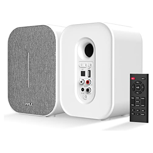 Pyle Usa Altavoces Bluetooth De Escritorio, 50 W Max Hifi St