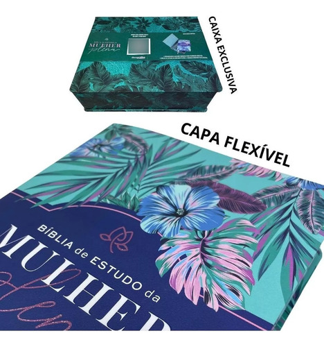 Bíblia Da Mulher Plena Nvi Estudo Com Caixa Porta Objetos