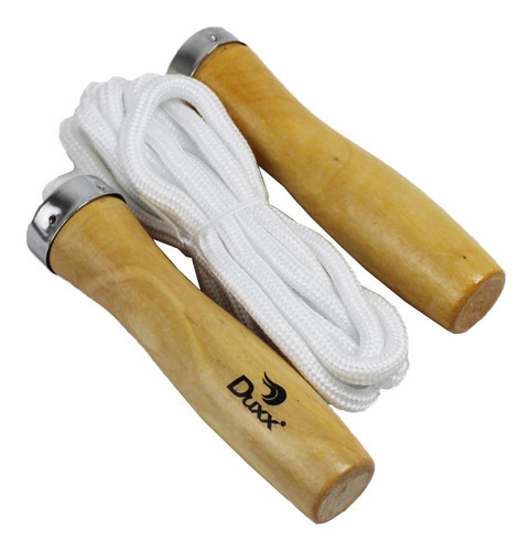 Cuerda Duxx Con Mango De Madera Y Balero Sku: 13 Color Blanco