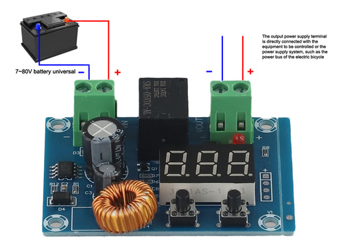 Interruptor De Voltaje De Batería De Litio De 12v 36v