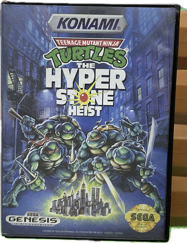 Ninja Turtles The Hyper Stone Heist Sega Genesis (c/ Caja) (Reacondicionado)