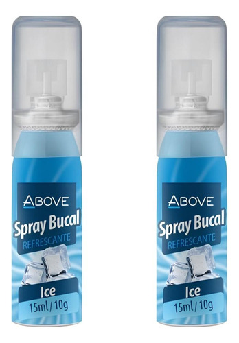 Kit 2 Spray Bucal Above Ice 15ml - Antisséptico