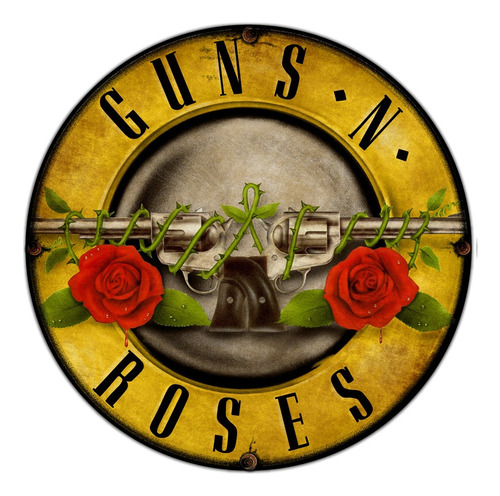 #26 - Cuadro Decorativo Vintage Rock / Guns & Roses !