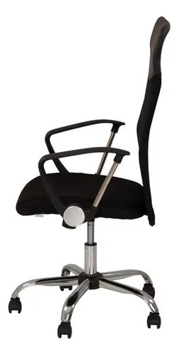 Cadeira Executiva Alta Modelo Statt Marca Tok&stok Preto Algodão