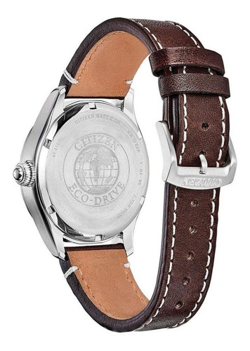 Imagen 3 de 9 de Reloj Citizen Eco-drive Hombre Bm6838-09x Verde Militar