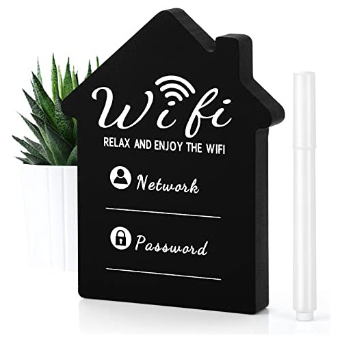 Pequeños Letreros De Pizarra De Contraseña De Wifi De...