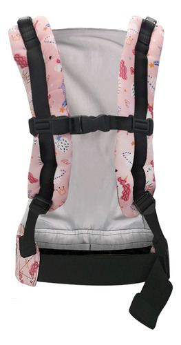 Portabebé Ergonómico La Rebozería Nukú Dryfit Bebé Rs Color Rosa