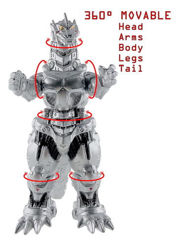 Twcare Juego De 2 Figuras De Acción Mecha Godzilla Earth Mec