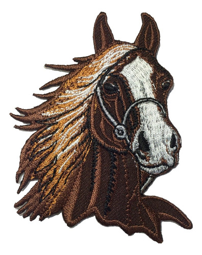 Caballo Marrón Tamaño 7,5 X 8,5 Cm. Chaqueta Chaleco ...