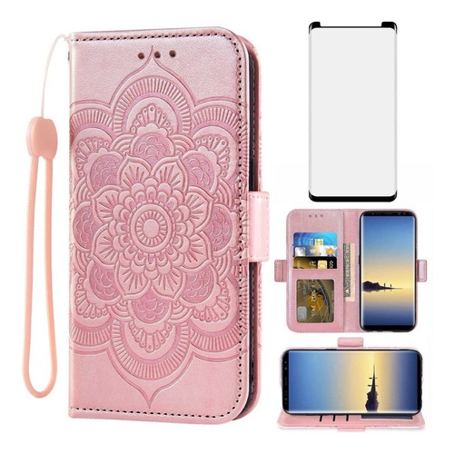 Asuwish Compatible Con Samsung Galaxy Note 8 Funda Tipo Cart