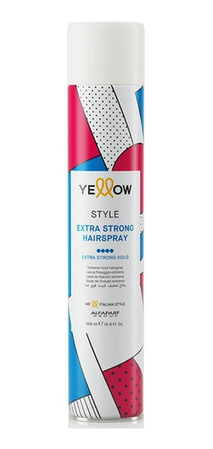 Laca Yellow Extra Strong Hairspray De F - Ml A $68