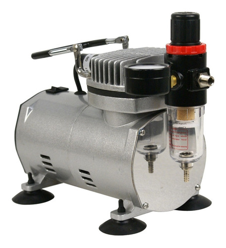 Imagen 4 de 7 de Kit 3 Aerografos Profesional Compresor Master Rudo