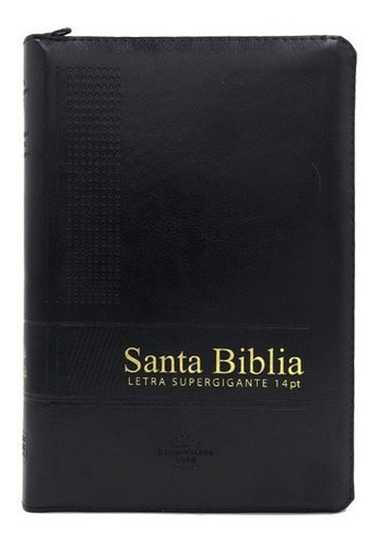 Biblia Reina Valera 1960 Letra Grande 14 Puntos Cierre Ind