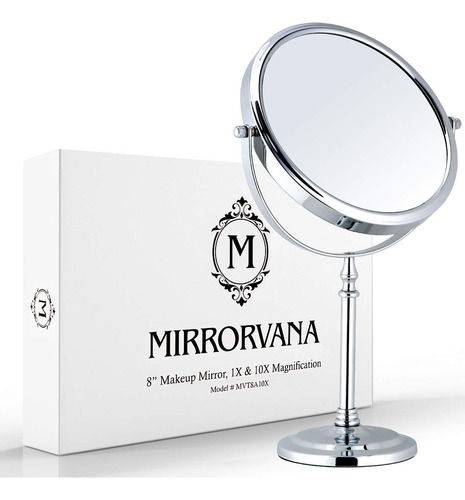 Espejo De Maquillaje Doble Cara 20 Cm 1x Y 10x